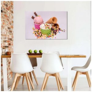 trang trí phòng ăn bằng tranh treo tường