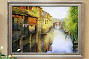 Tư vấn cách lựa chọn tranh phong cảnh treo phòng khách phù hợp